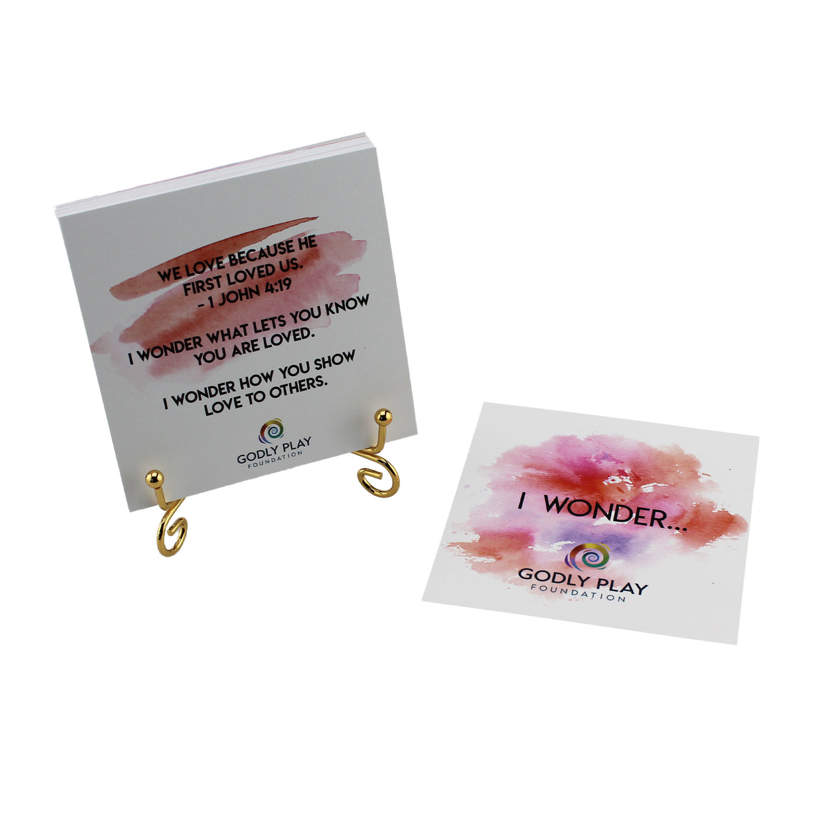 Affirmation Cards with Gold Easel