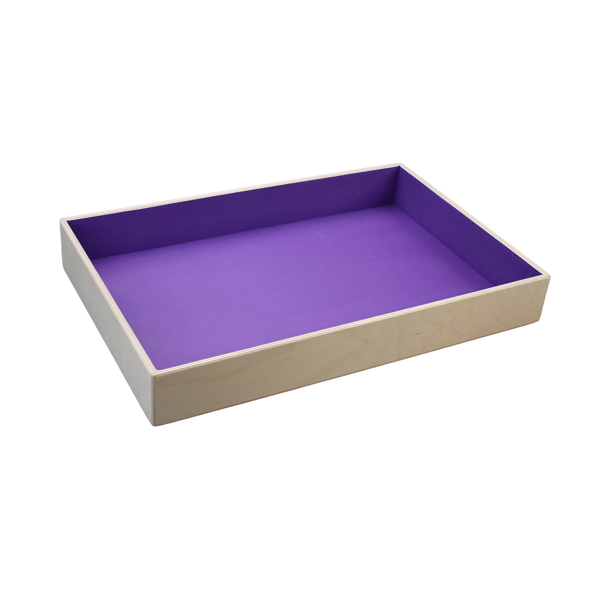 Jesus and Jerusalem - Large Tray Purple Interior