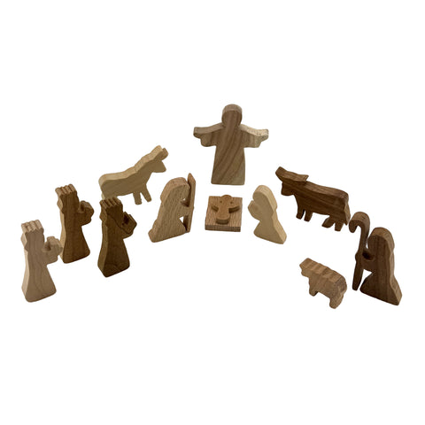 Small - Nativity set with Risen Christ