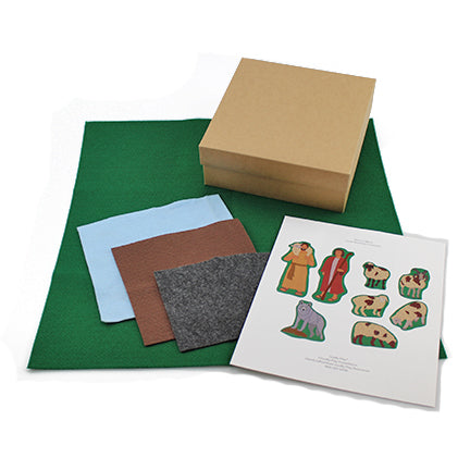 Home Edition Good Shepherd - w/Cardboard Box DIY - w/felt